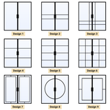 Custom Size Double Hinged Steel Door