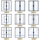 Custom Size Double Hinged Steel Door