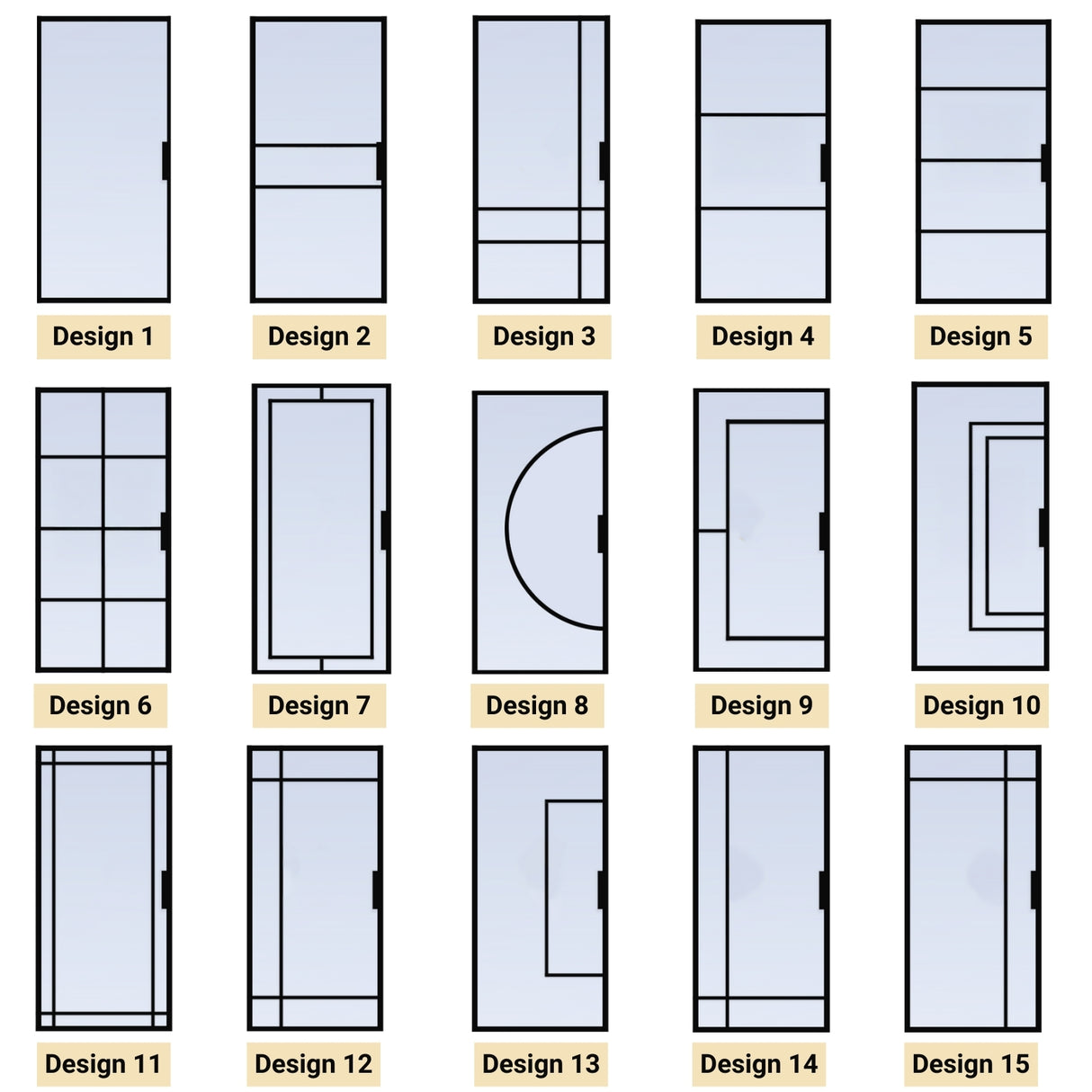 Custom Size Single Hinged Steel Door