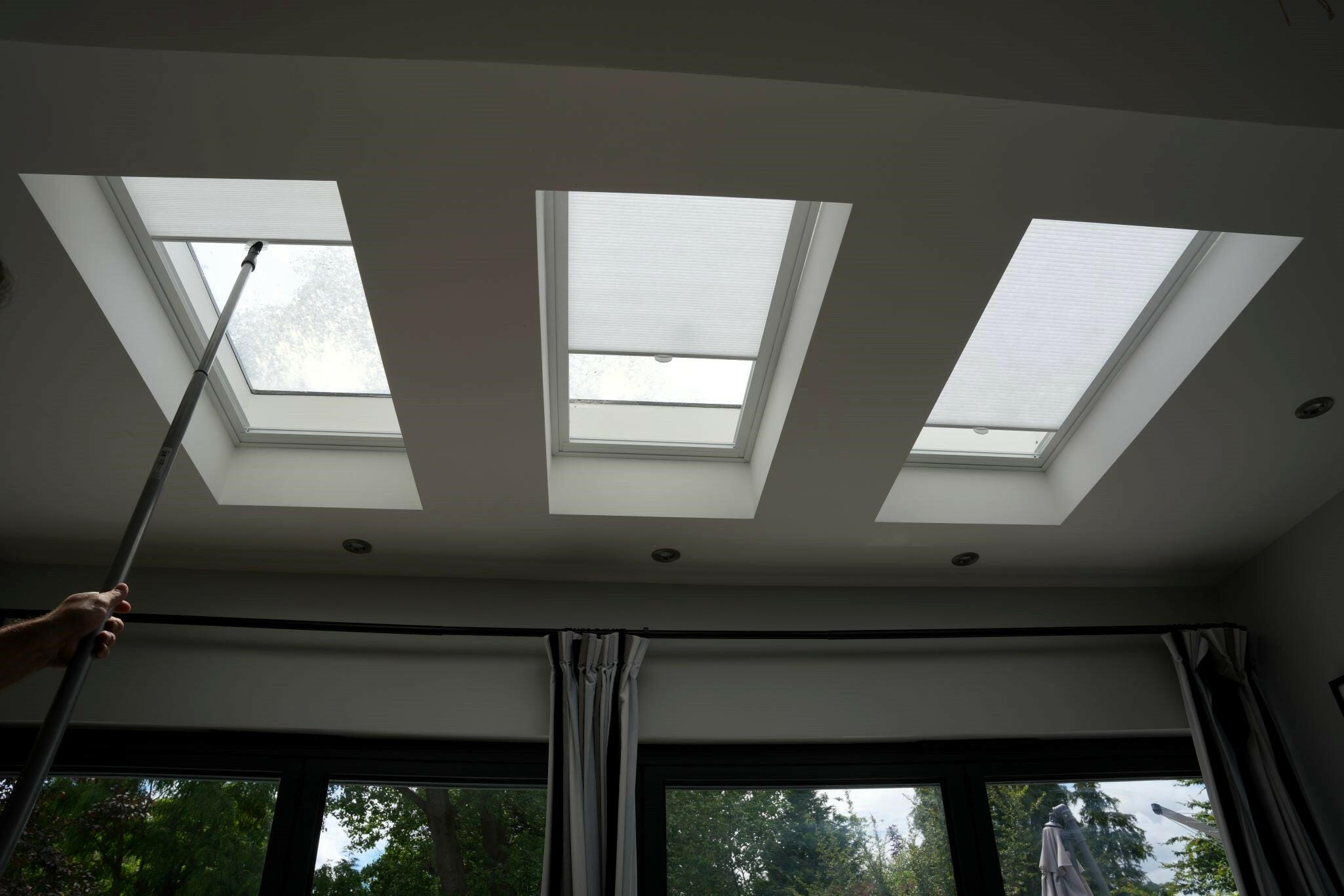 800 x 1800 mm LD Manual Blinds for Flat / Pitched Roof Skylights