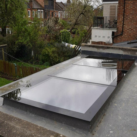 Custom Size Frameless Modular Skylights (Flat / Pitched Roof).
