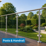 Custom Size Glass Balustrade's
