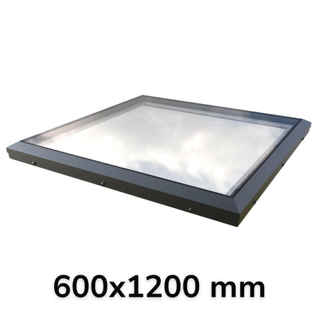 600 x 1200 mm Brett Martin Fixed Flat Roof Skylight.