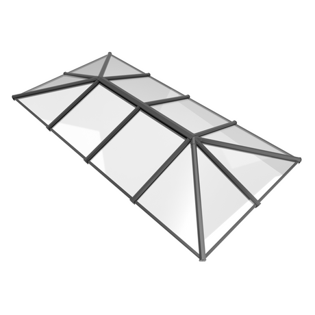 3000 x 5500 mm Stratus Aluminium Roof Lantern Style 7 (Traditional).