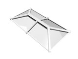 1200 x 1800 mm Stratus Aluminium Roof Lantern Style 2 (Traditional).