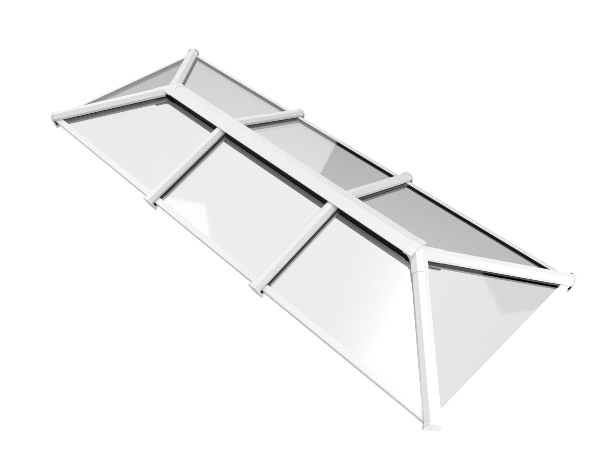 1200 x 3500 mm Stratus Aluminium Roof Lantern Style 3 (Traditional).