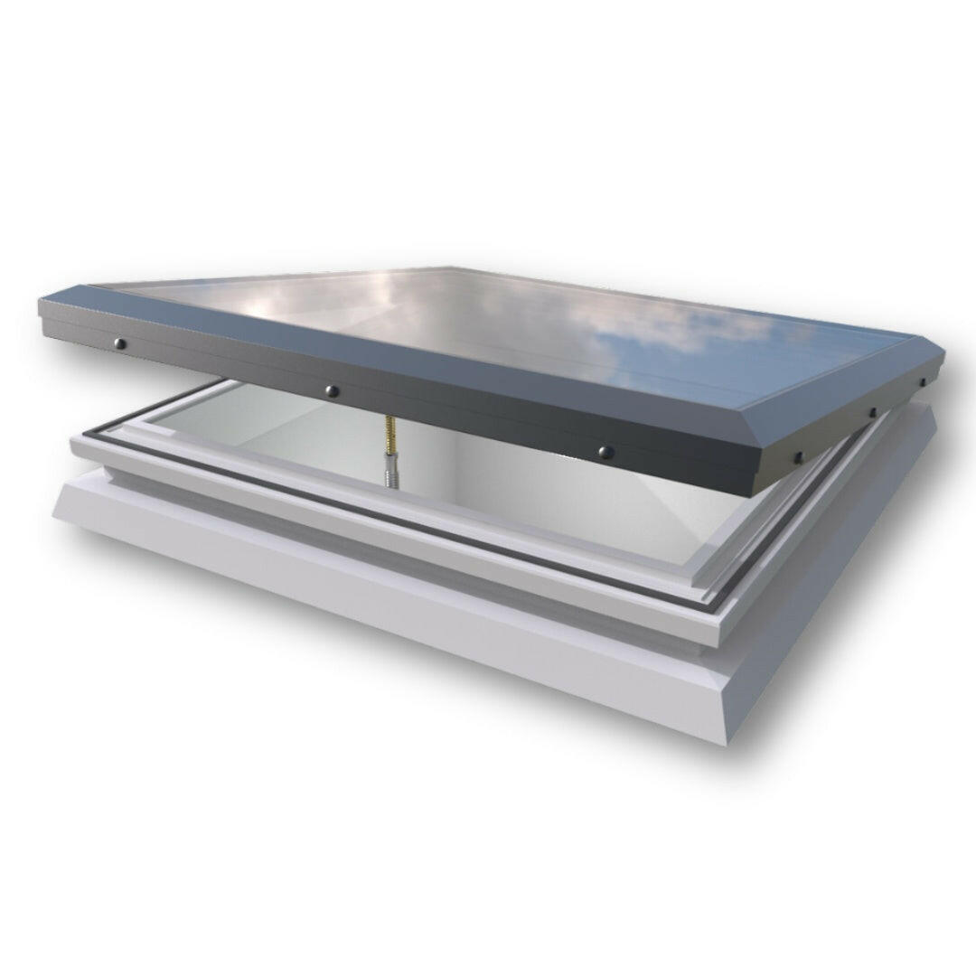 900 x 1200 mm Brett Martin Manual Opening Flat Roof Skylight.