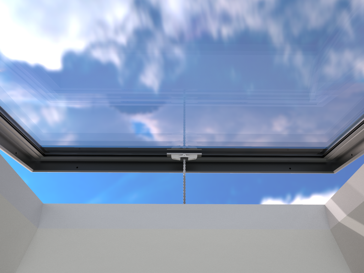 900 x 1200 mm Brett Martin Electric Opening Flat Roof Skylight.